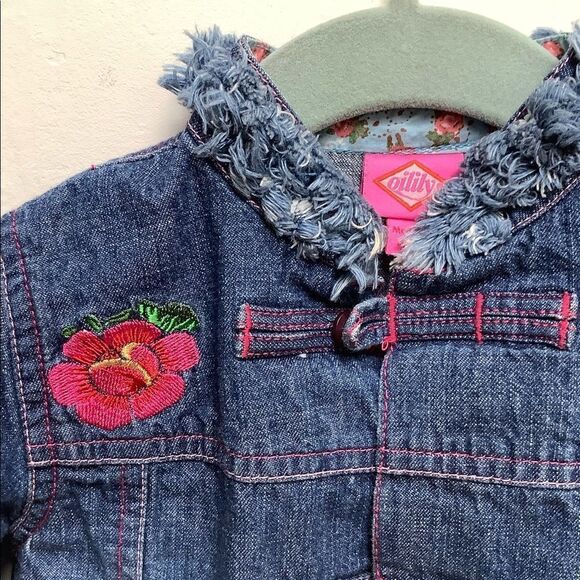 OILILY DENIM JACKET BLUE SIZE 2 denim - Picture 4 of 13
